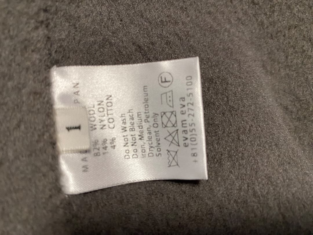 nicomiho　evam eva tailored coat