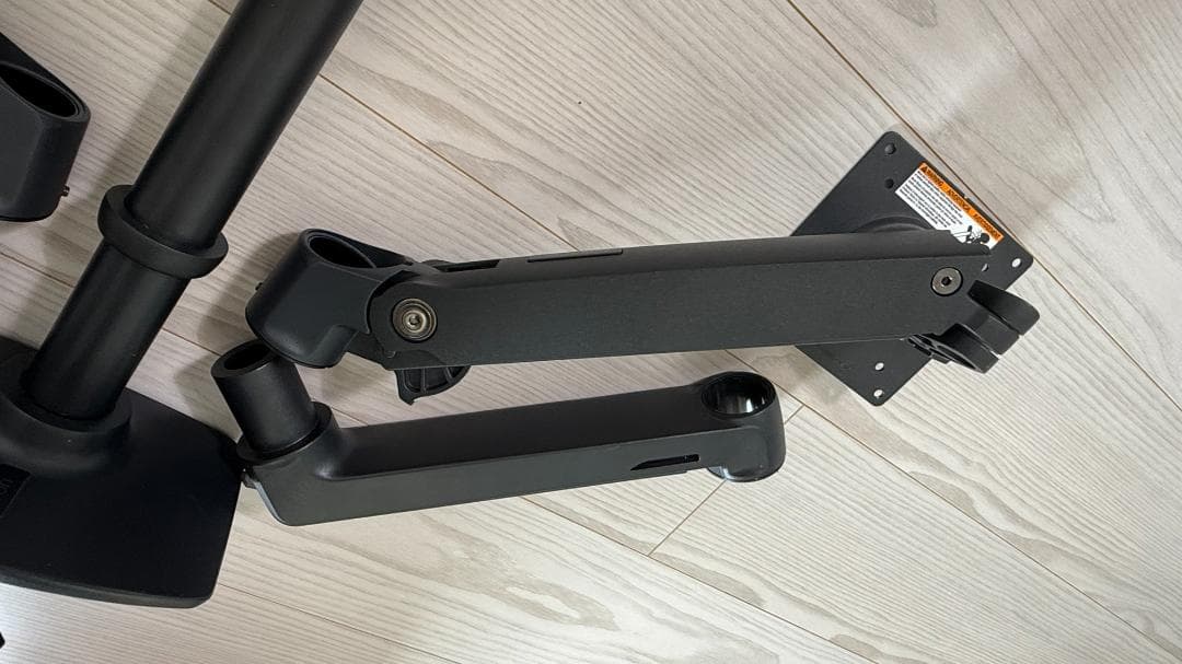 エルゴトロン LX モニターアーム デスクマウント デュアル ブラック