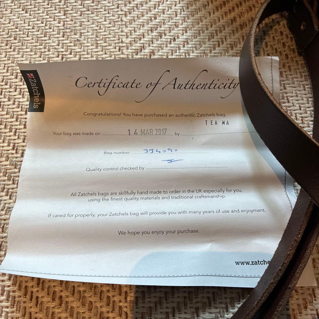 Zatchels 2 way バッグ 本革 ザッチェルズ