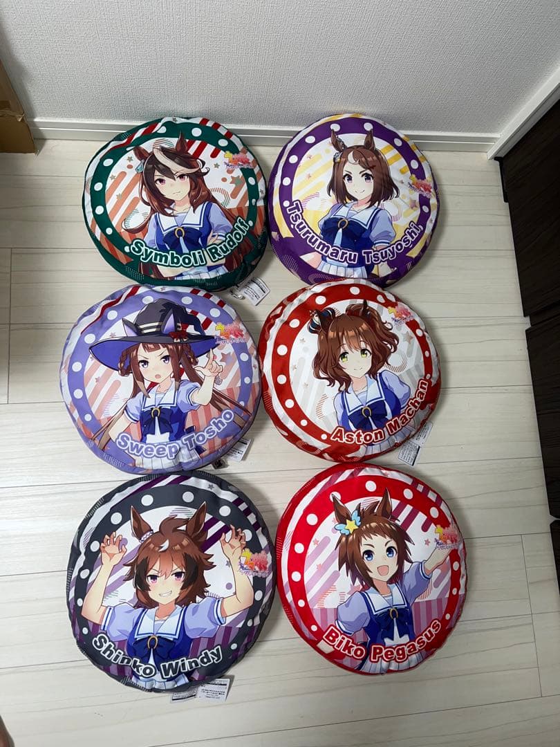 【謹賀新年セール】プライズ ウマ娘 ラウンドクッション 全42種 コンプリート