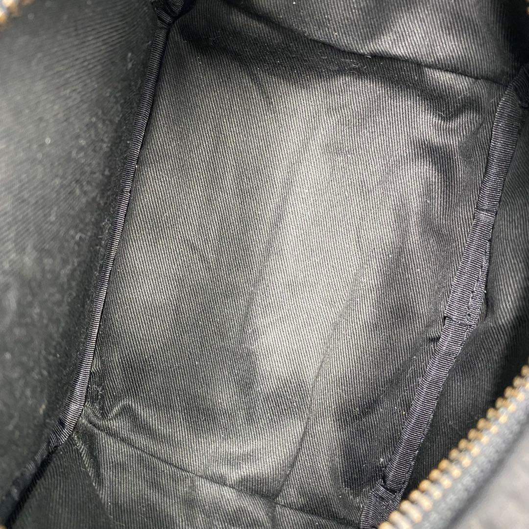 美品 Danser ダンサー カレバッグ バッグ レザー S キューブ ブラック