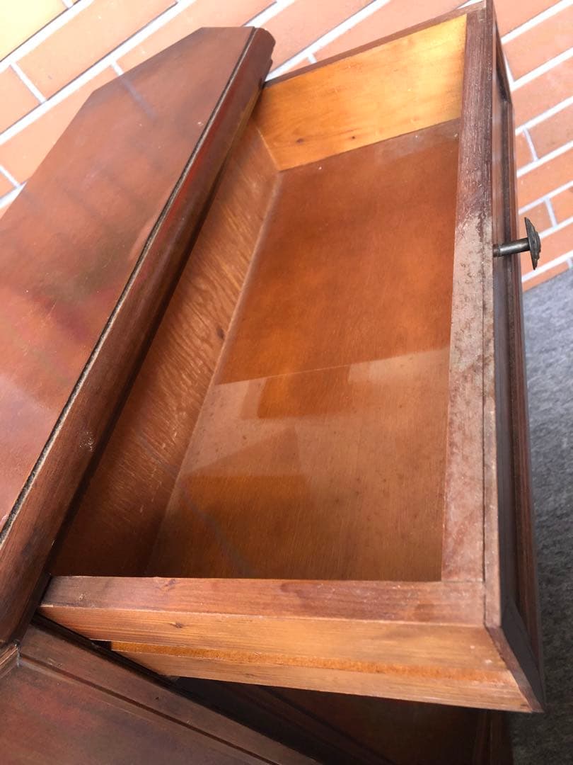 ヨーロピアン　イタリア　チェスト　ロココ調　アンティーク調　花台　木性　茶色