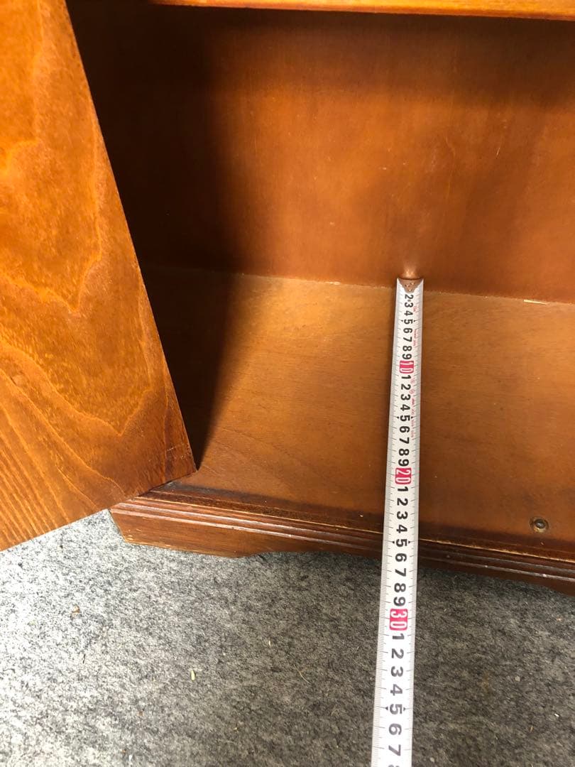 ヨーロピアン　イタリア　チェスト　ロココ調　アンティーク調　花台　木性　茶色