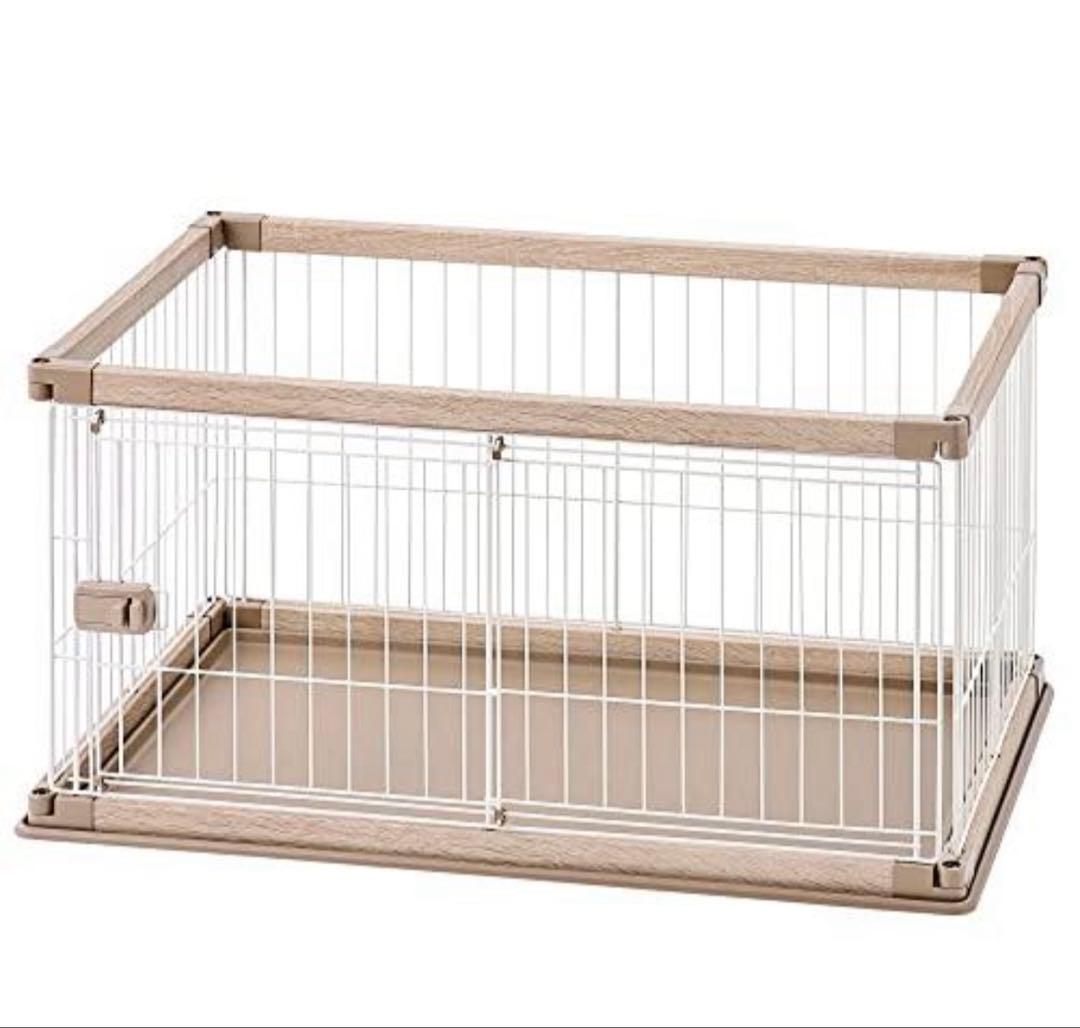 アイリスオーヤマ★犬　わんちゃんケージ　ウッド調
