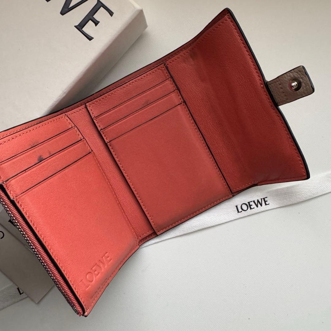 【極上美品】 173 LOEWE ロエベ 3つ折り財布
