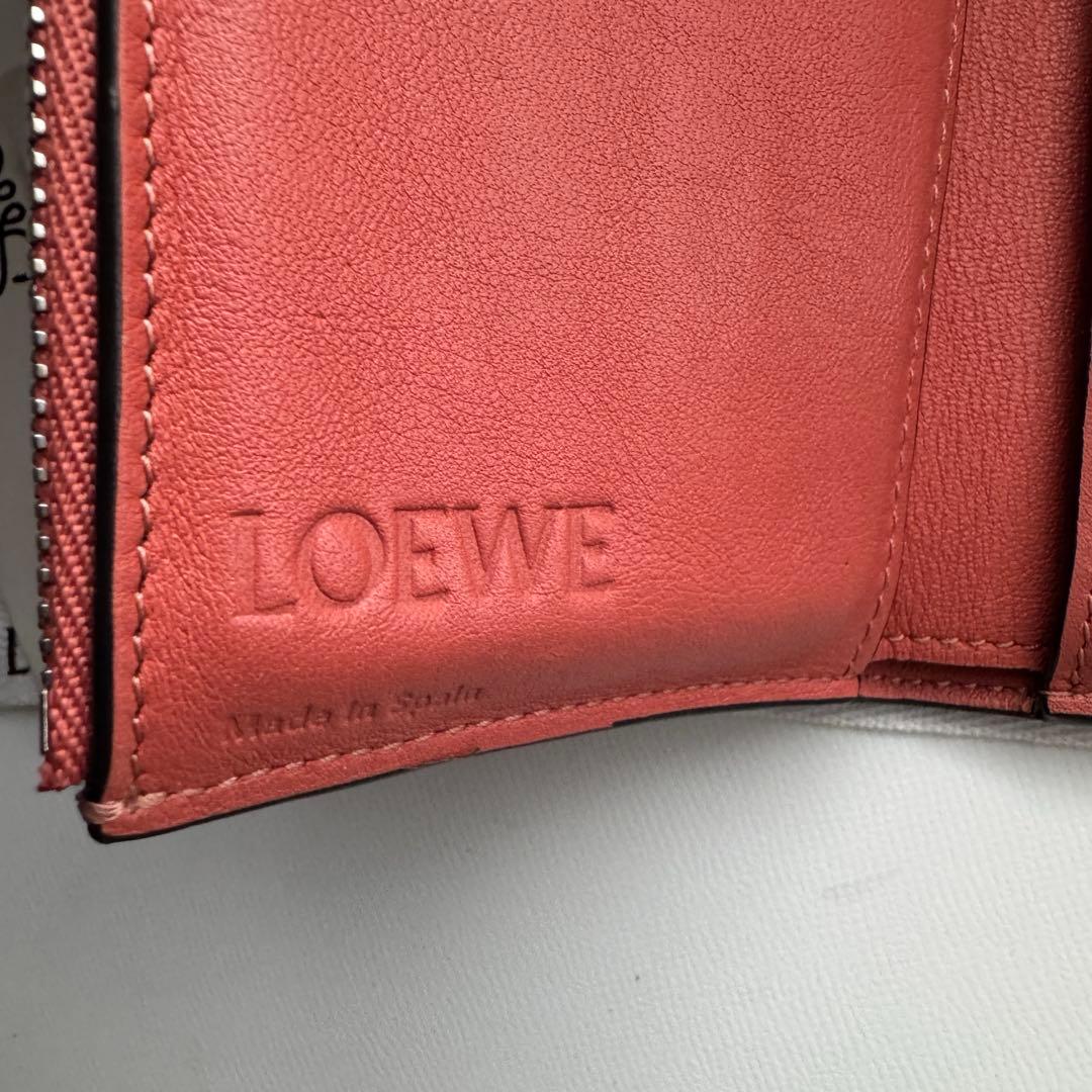 【極上美品】 173 LOEWE ロエベ 3つ折り財布