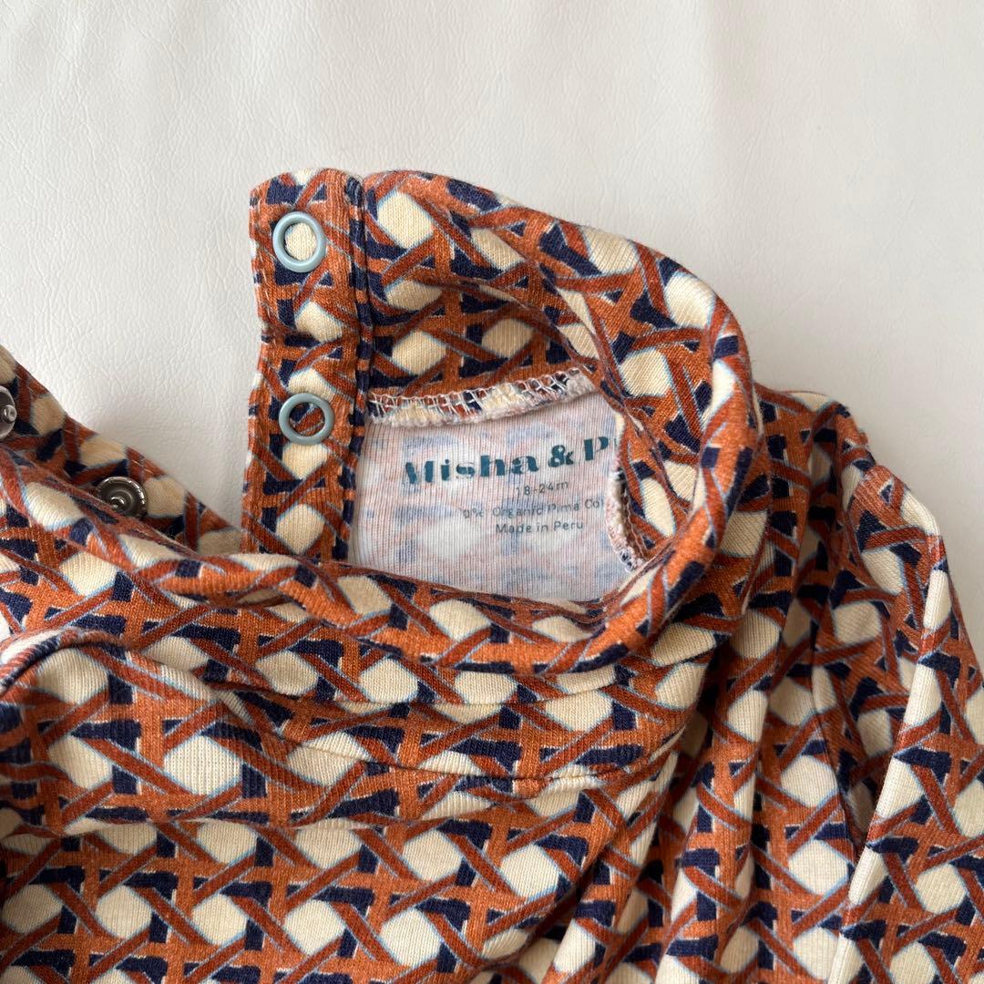 【美品】misha&puff Turtleneck lattice