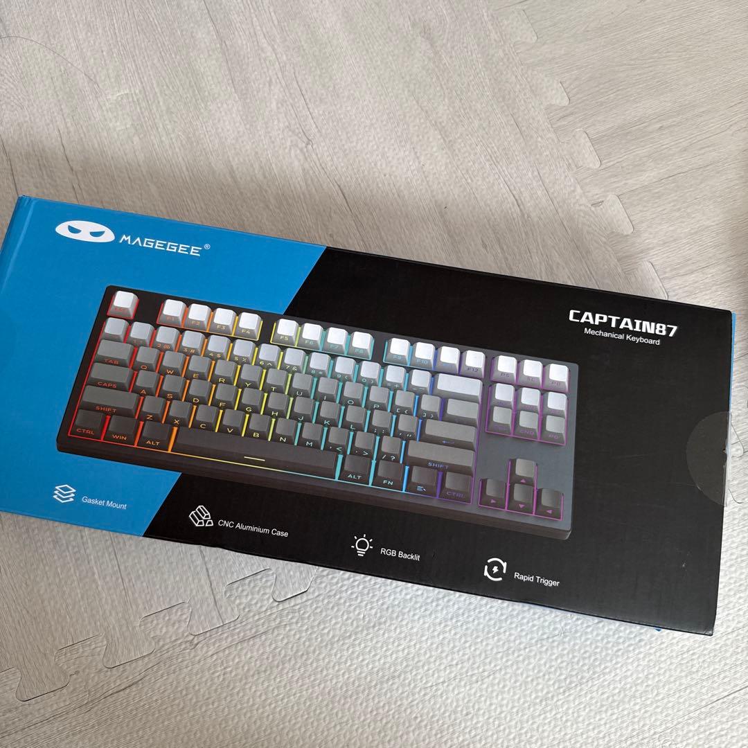 MAGEGEE フルサイズキーボード ピンク・グレー