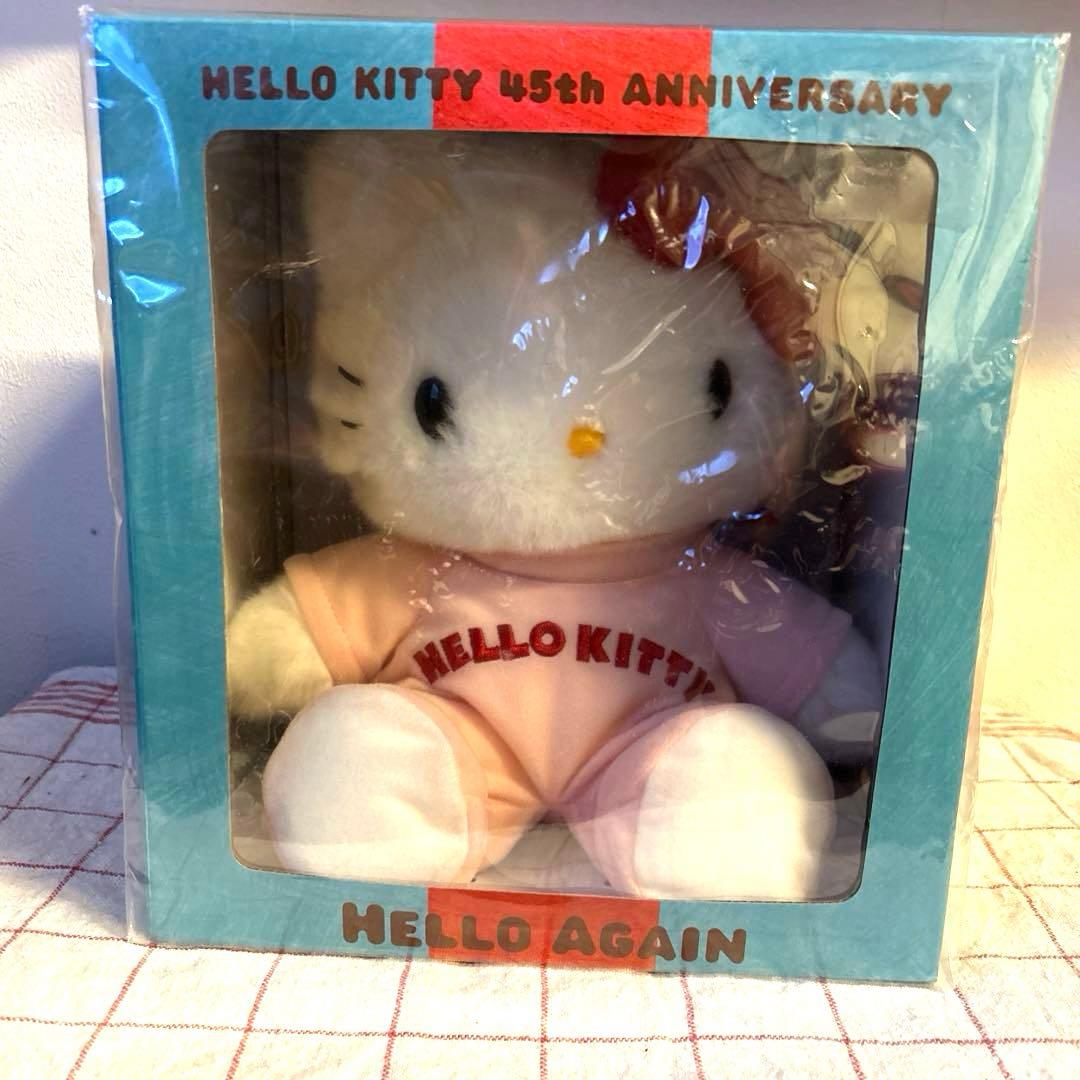 ハローキティ　キティ　45th アニバーサリー　ぬいぐるみ