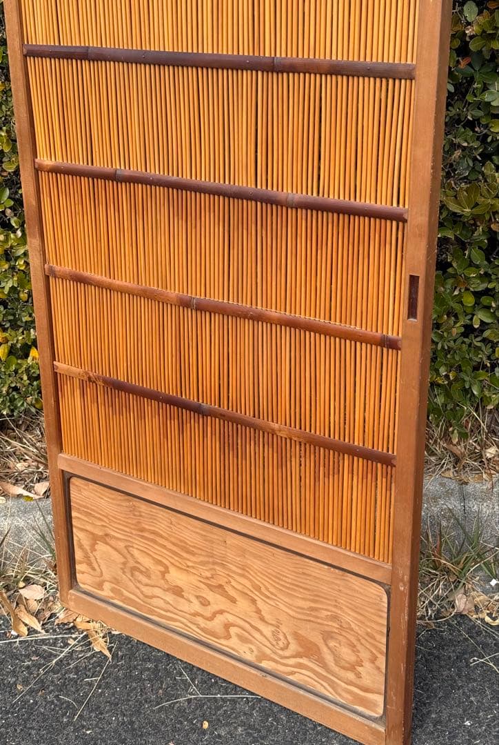 バラ売り可♪ 8枚セット簾戸 夏戸 古民家 扉 ドア すど 葦戸