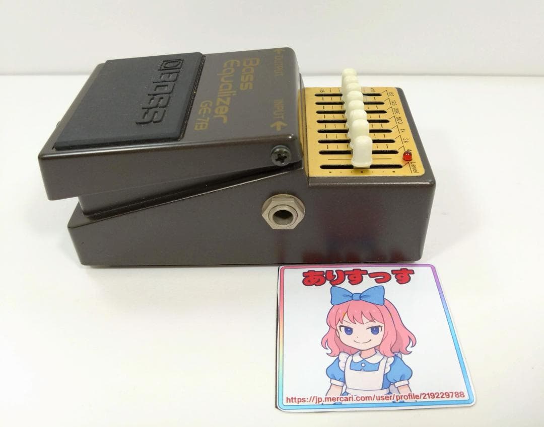 b*r様 BOSS GE-7B 1991年 日本製 Bass Equalizer