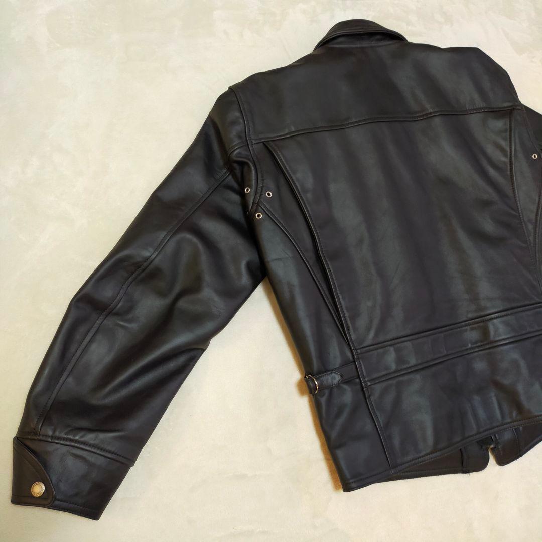 Man　美品　NANKAI　南海　ライナー付きシングルライダースジャケット