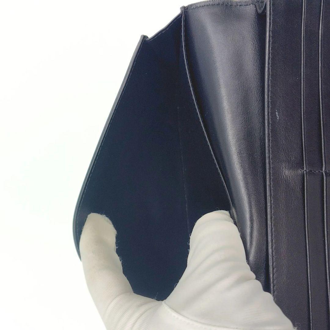 セリーヌ 二つ折り財布 ラージ ストラップ レザー ラージマルチファンクション