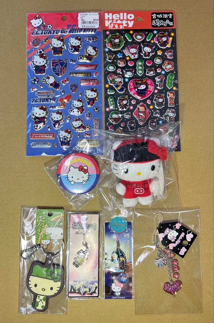 【レア】 ご当地キティ 根付け ファスナーマスコット その他まとめ売り 114点