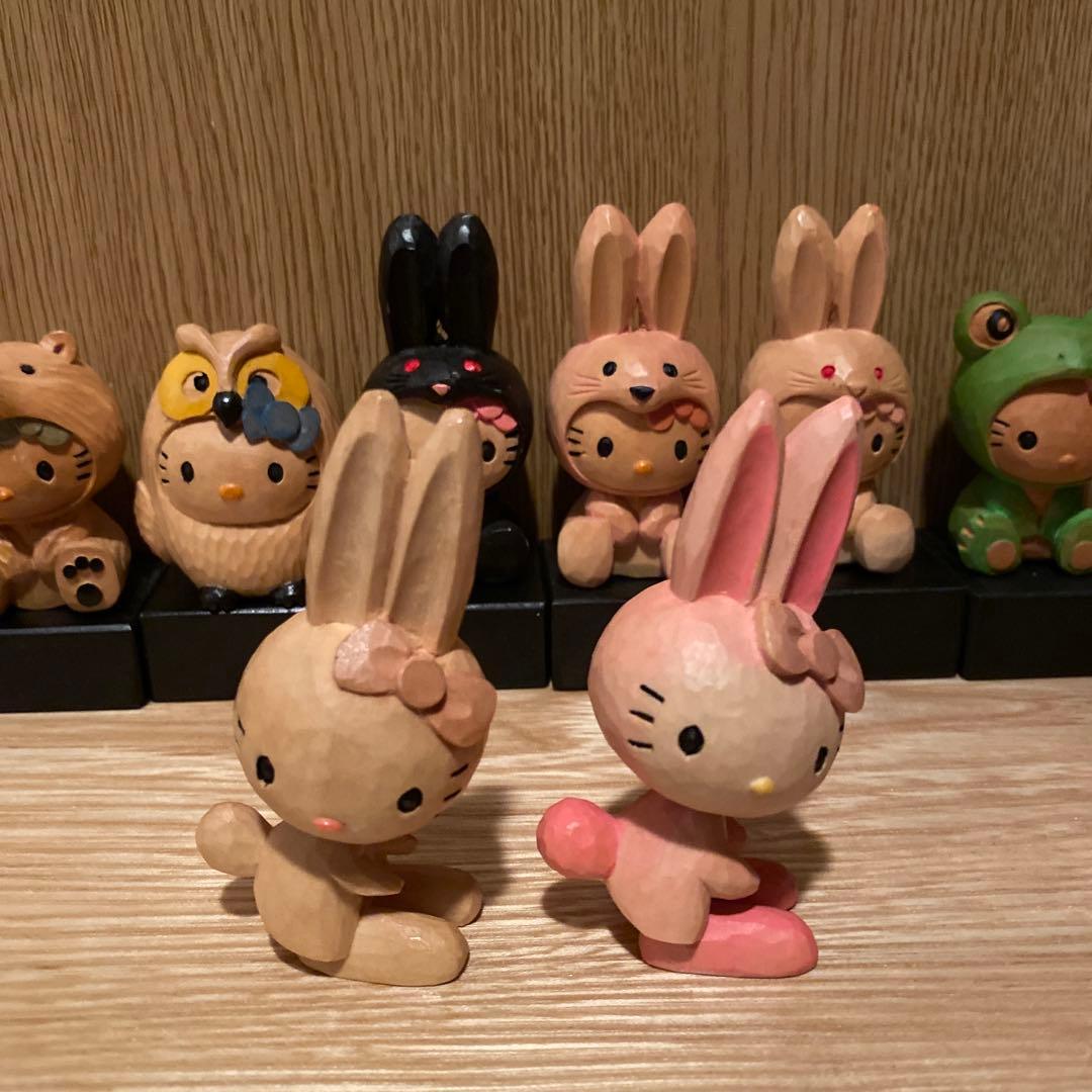 ハローキティ　木彫り　最終値下げ