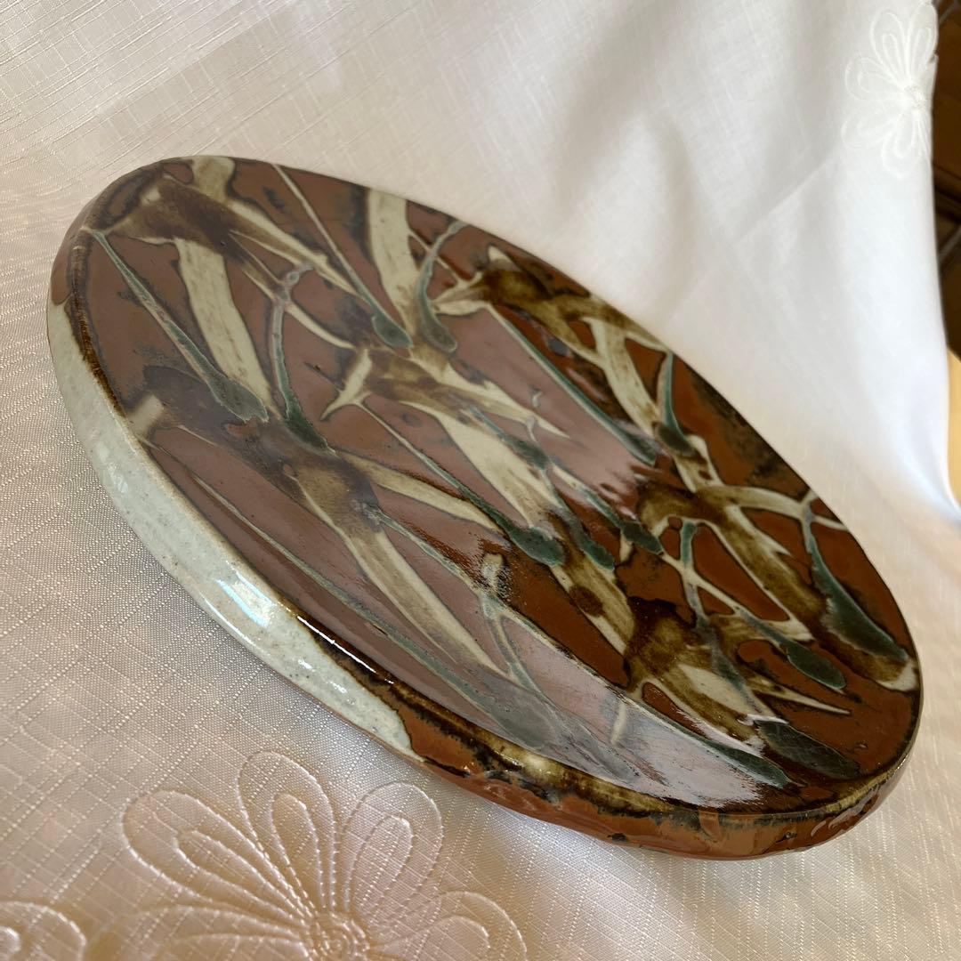 民藝　益子焼　木村一郎大皿