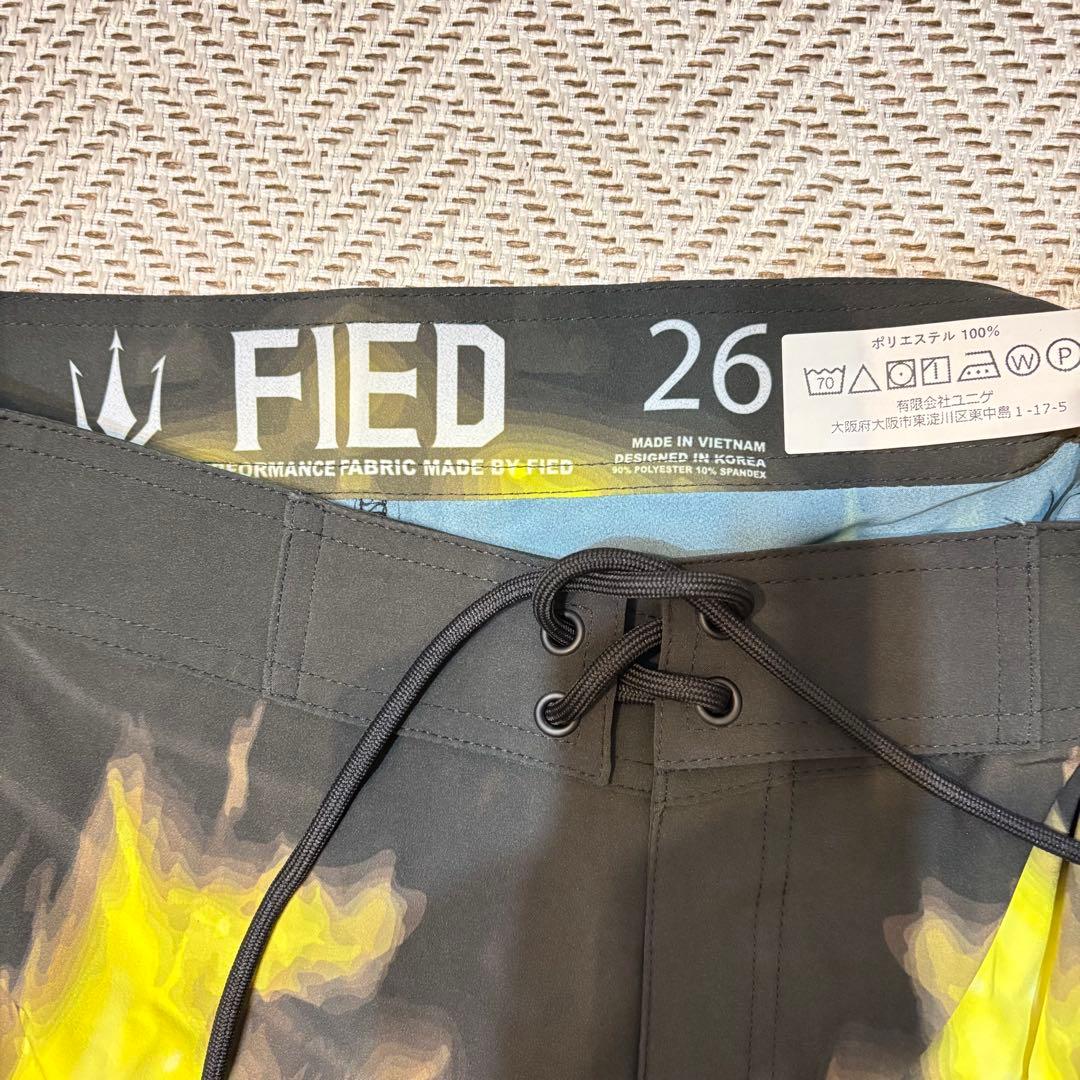 新品✨fied ファイド サーフパンツ サイズ26 ブレージングイエロー 希少