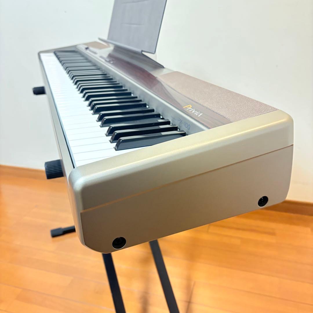 【美品・動作良好】CASIO カシオ　電子ピアノ Privia PX-100
