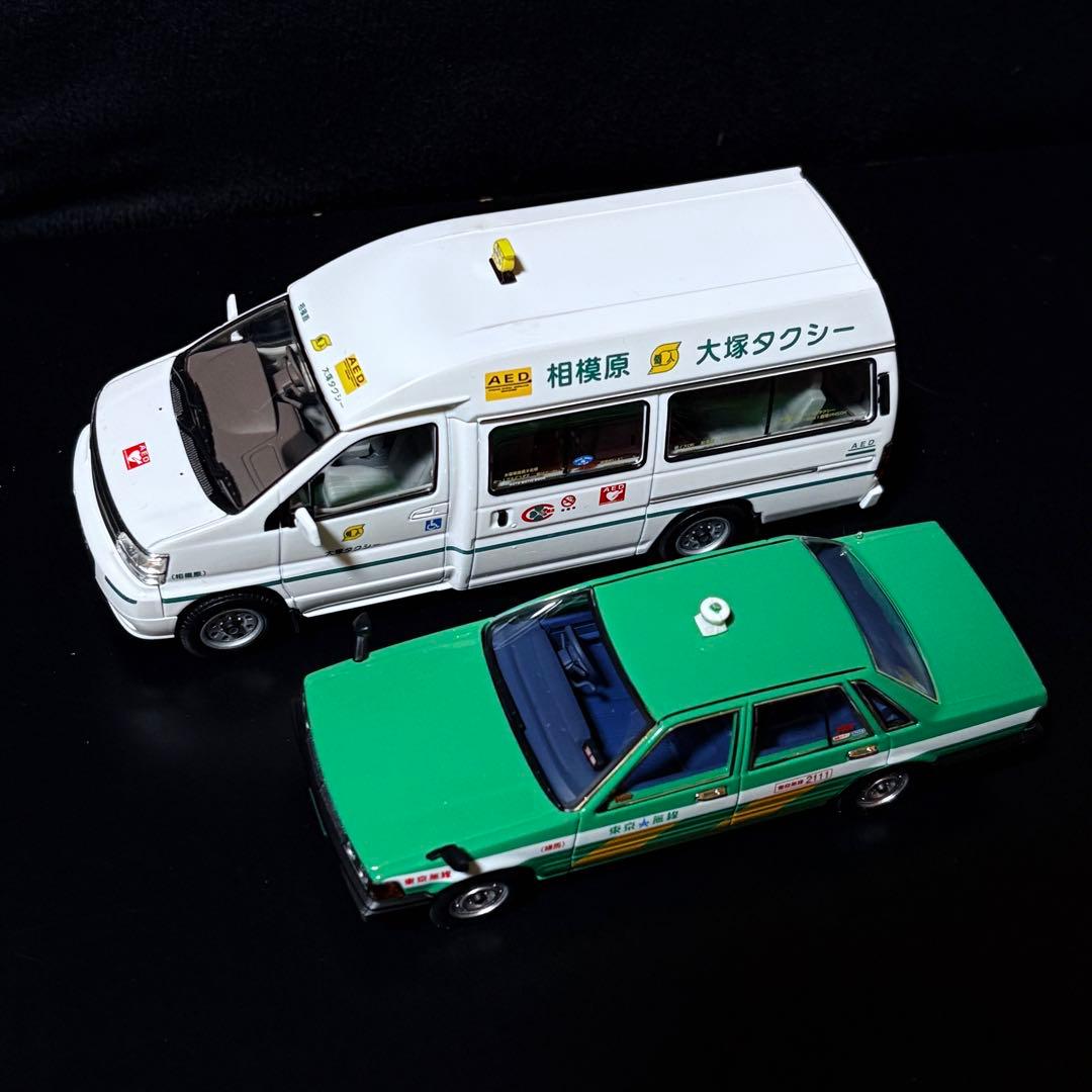 1/43 TLV 日産 セドリック エルグランド タクシーセット 難あり