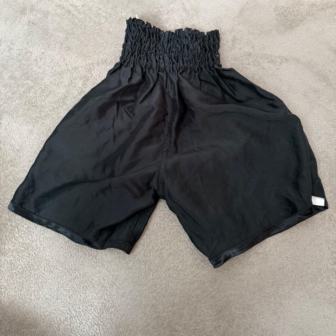 美品 Winning ウイニング ボクシング パンツ 黒 白ライン