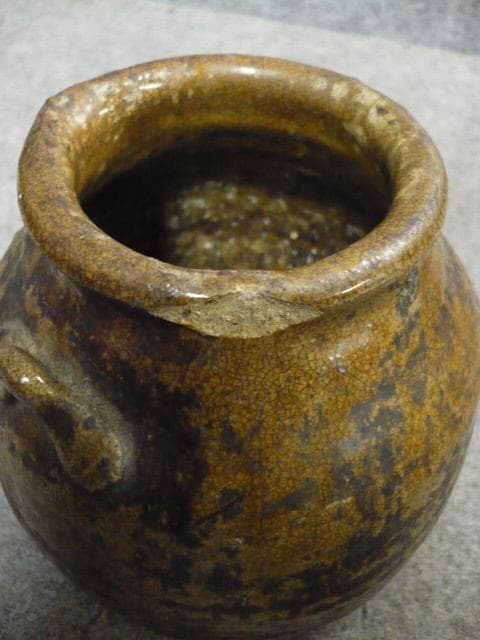 越前焼 お歯黒壷 [B31413]