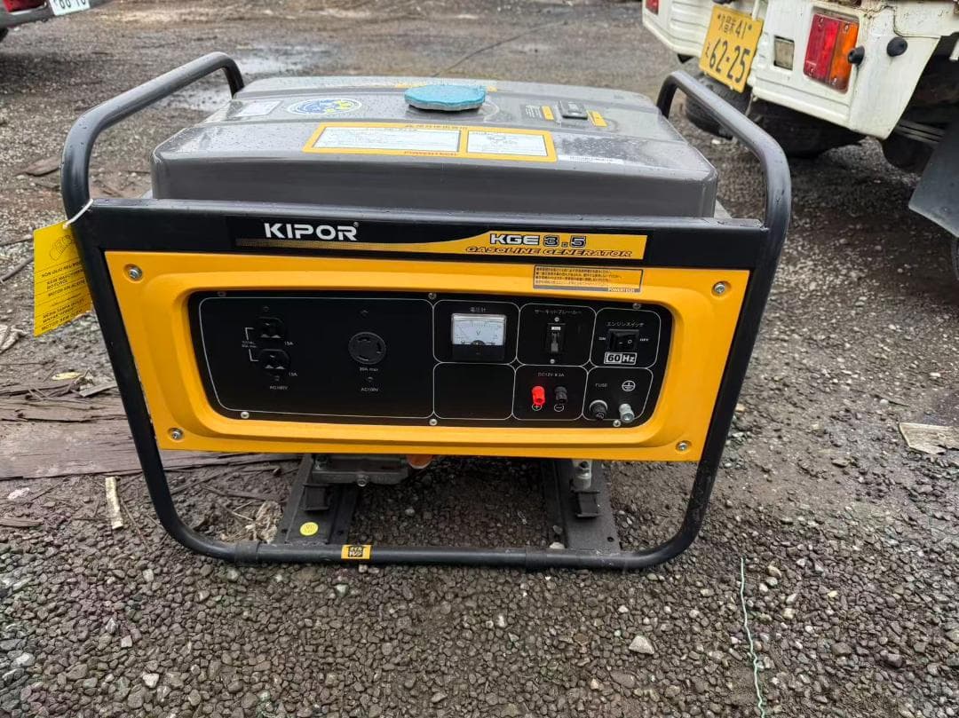 【福岡県みやま市】美品　パワーテック ガソリン エンジン 発電機 KGE3.5