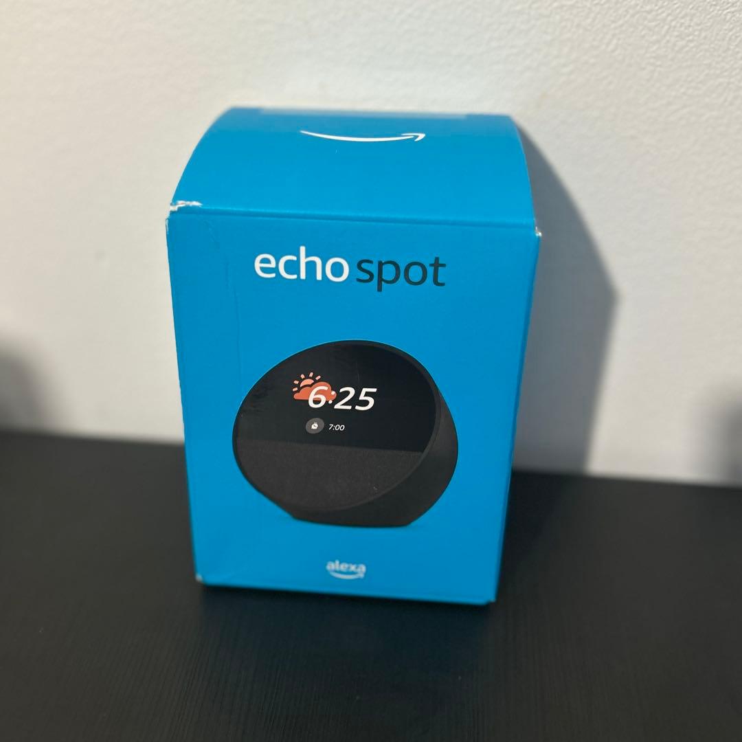 Echo Spot ブラック　未使用に近い