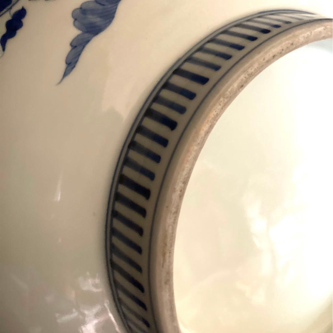 鍋島　松樹紋大皿　櫛高台