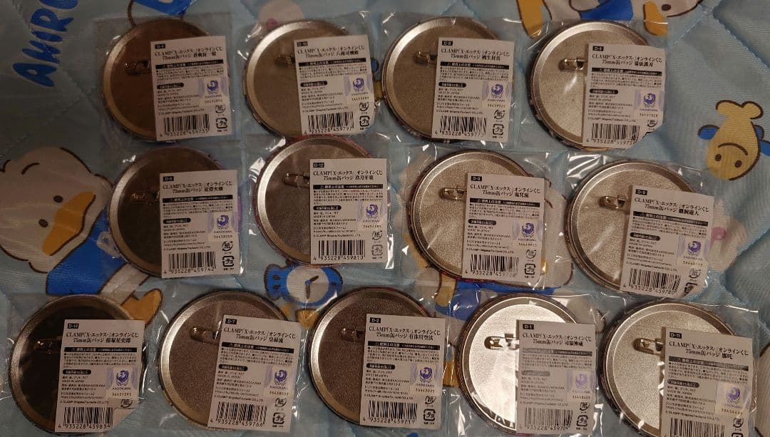 CLAMP　X　くじ引き堂　缶バッジ　セミコンプ