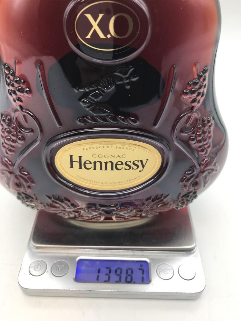 503[未開栓]Hennessy X.O エクストラオールド 黒キャップ