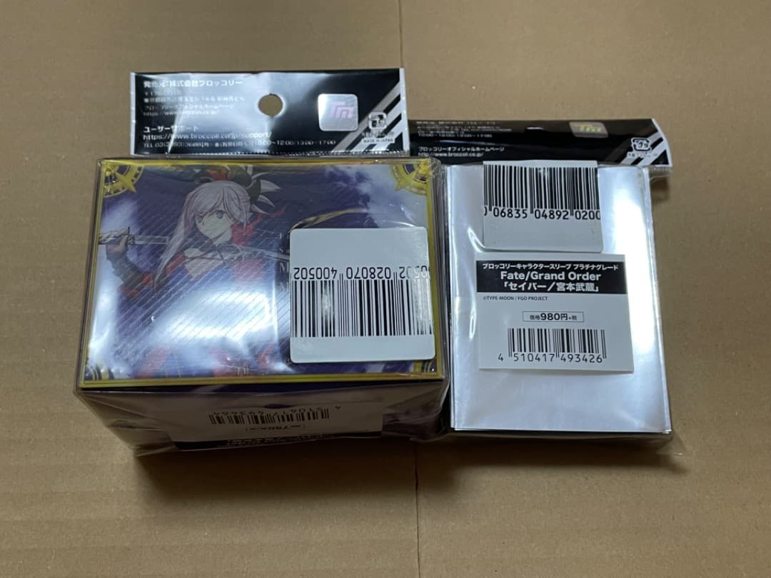 Fate 宮本武蔵　ジャンヌ　スリーブ　デッキケース