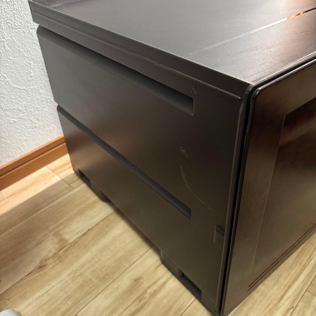 タッパーウェア　スーパーチェスト　2段ダークアンバー色　状態良い　最安値