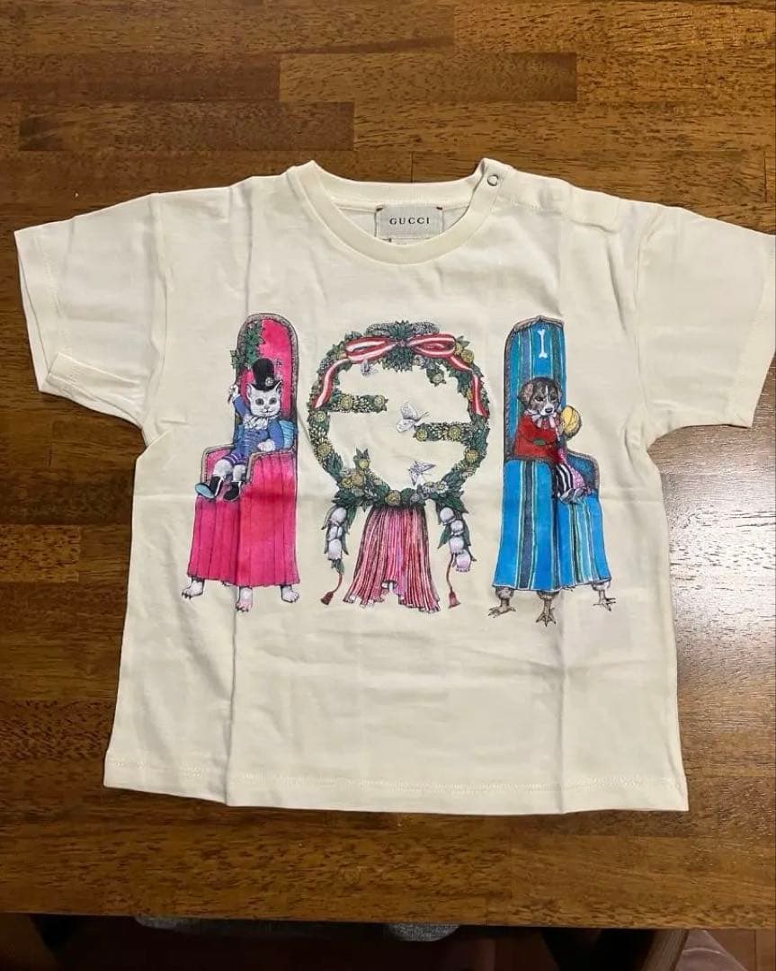 GUCCI キャラクターイラスト Tシャツ　ベビー　子供服