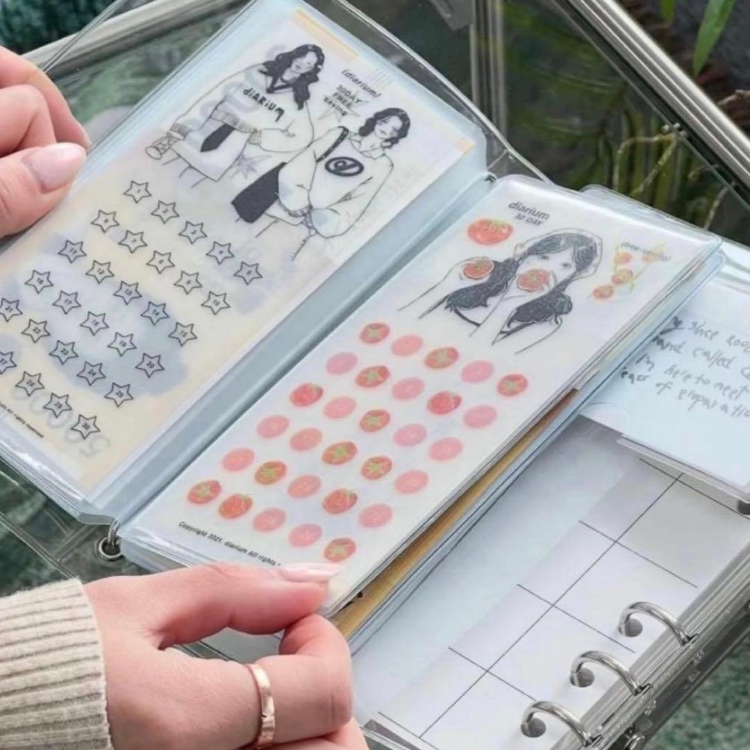 早い者勝　韓国　貯金　バインダー　カバー　A6 diarium 推し活　No.2