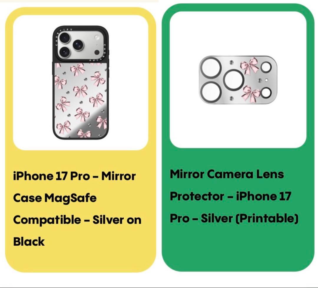 CASETiFY iPhone 17 Pro ミラーケース