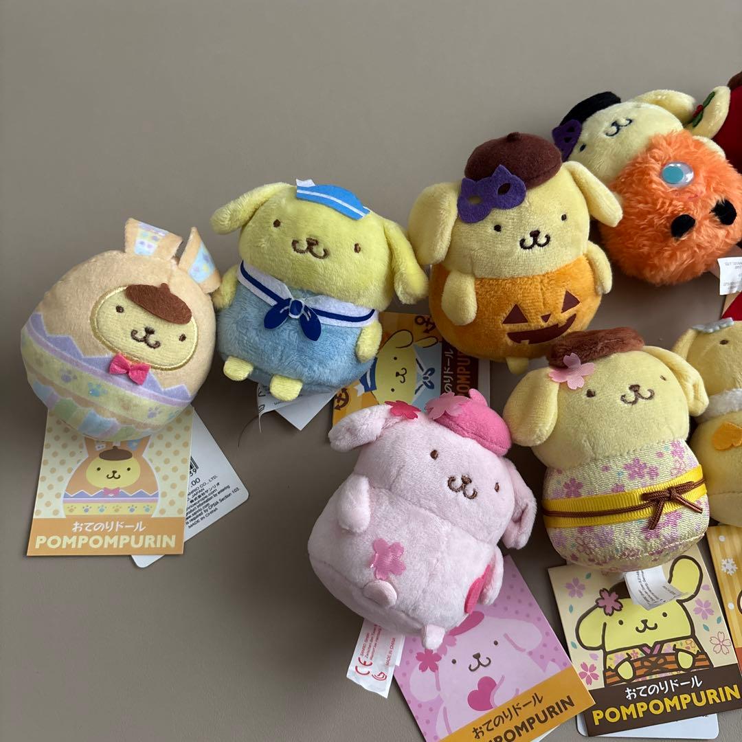 ポムポムプリン ぬいぐるみ おてのりドール 11体セット