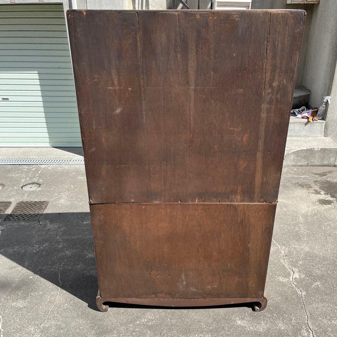 茶箪笥　飾り棚　箪笥　和家具　タンス　レトロ