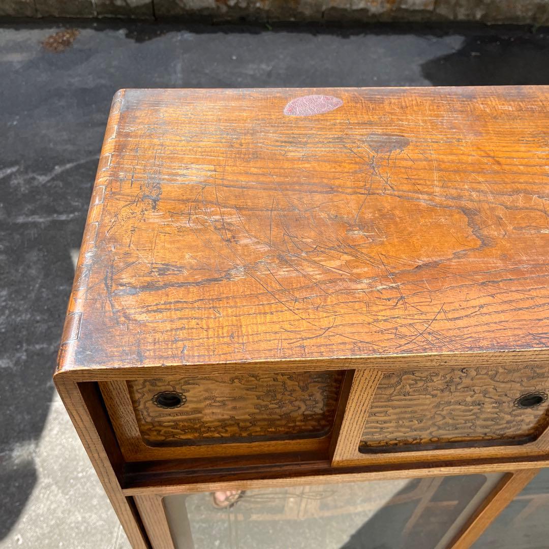 茶箪笥　飾り棚　箪笥　和家具　タンス　レトロ