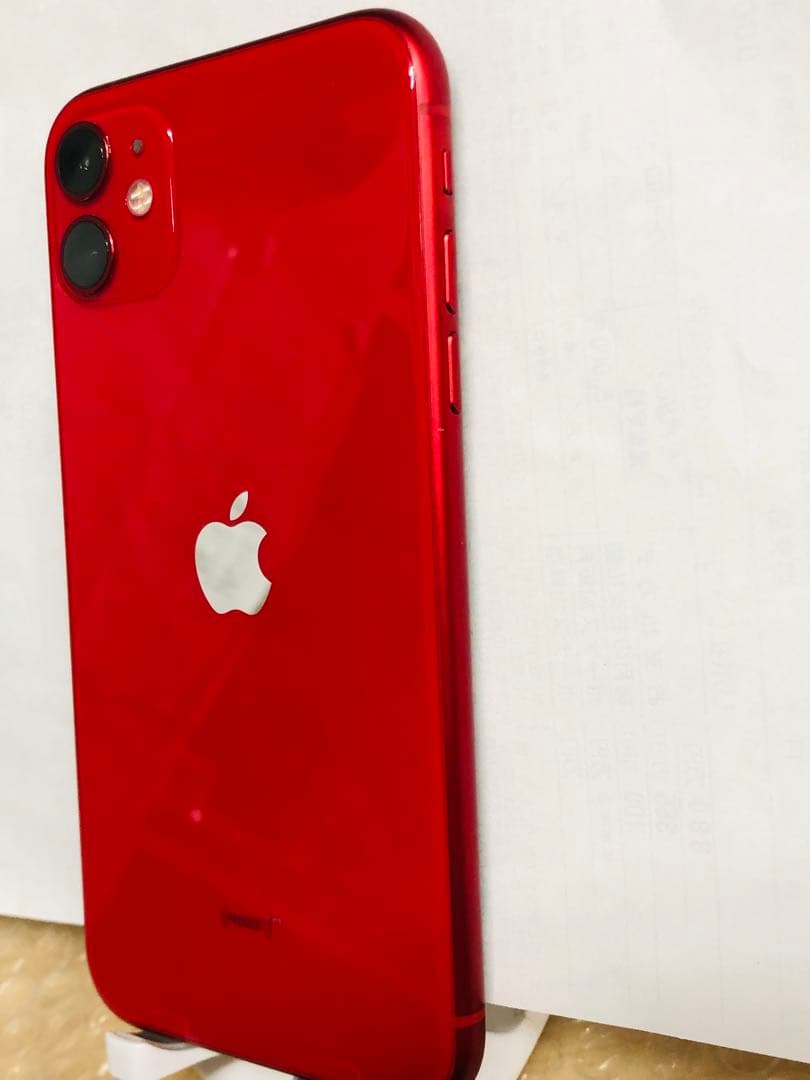 極美品　Apple iPhone 11 赤　128G