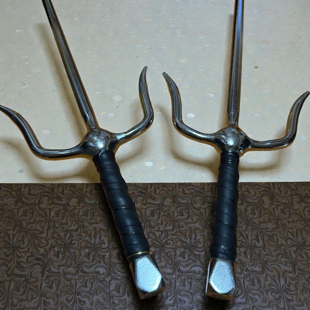 WACOKU刻印 サイ（釵）2本セット 専用ケース付 美品