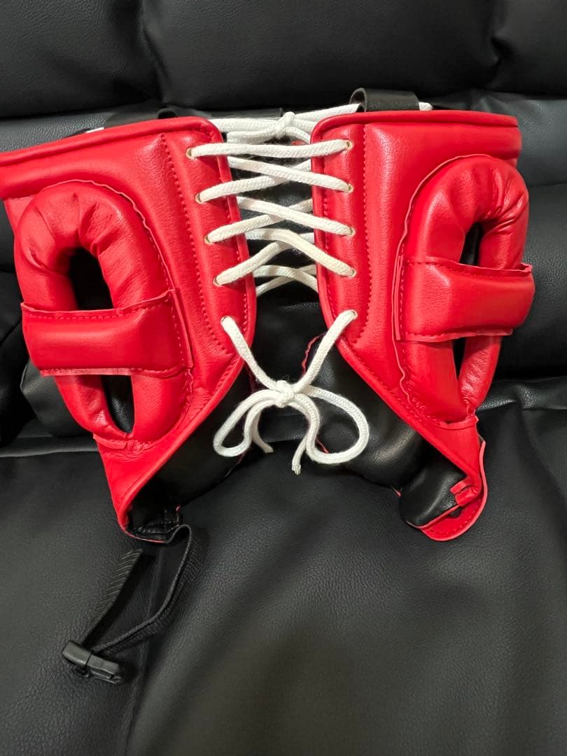 Willing レッド ヘッドギア Mサイズ　FG-2900