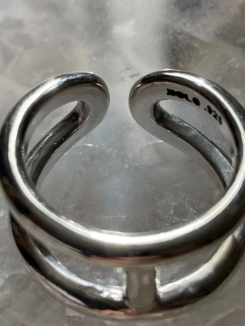 XOLO JEWELRY H Ring ダブルリング　925 ショロ　18号