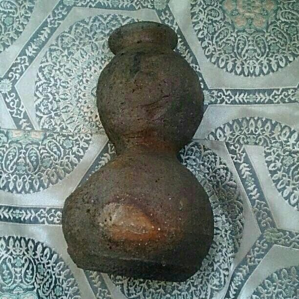 ❤❤　アンティーク　備前焼　徳利・瓢箪のような形をした　花瓶