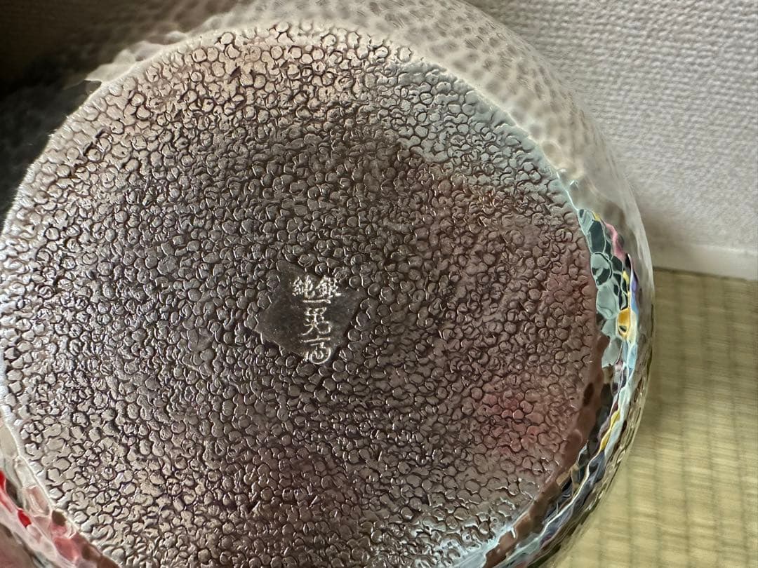 純銀製 金蘭模様彫 蕾摘 湯沸 銀瓶 工芸品 美術品 煎茶道具