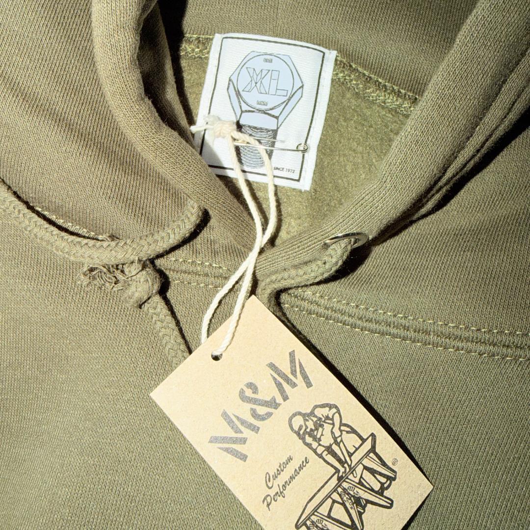 6*)様 キムタク着　M&M パーカー　Logo Hoodie　ロゴフーディ　オ