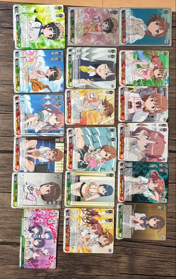 ヴァイスシュヴァルツ　とある科学の超電磁砲&とある魔術　デッキ2種+500枚以上