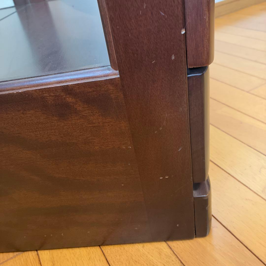 キュリオケース 木製ガラス コレクションボード