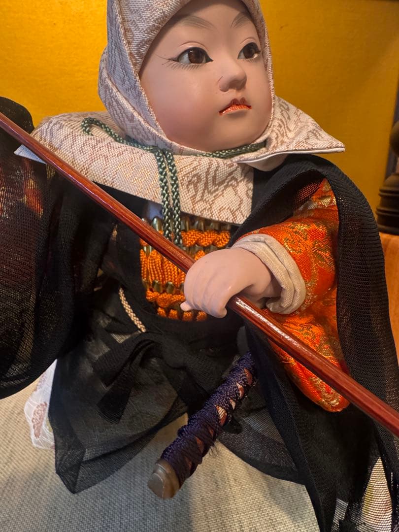 子供の日！五月人形 お祝ケース飾　子供大将 弁慶五條橋　お子様お孫様最終赤字出品