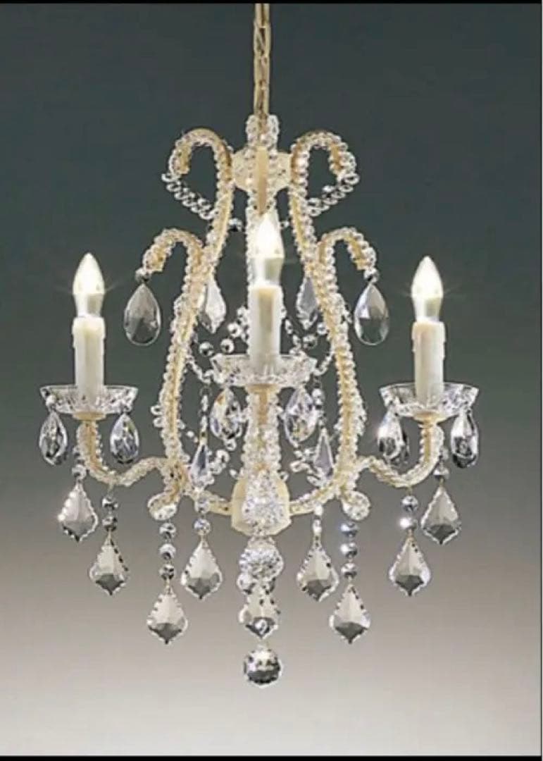 遠藤照明 クリスタル装飾 ホワイトシャンデリア