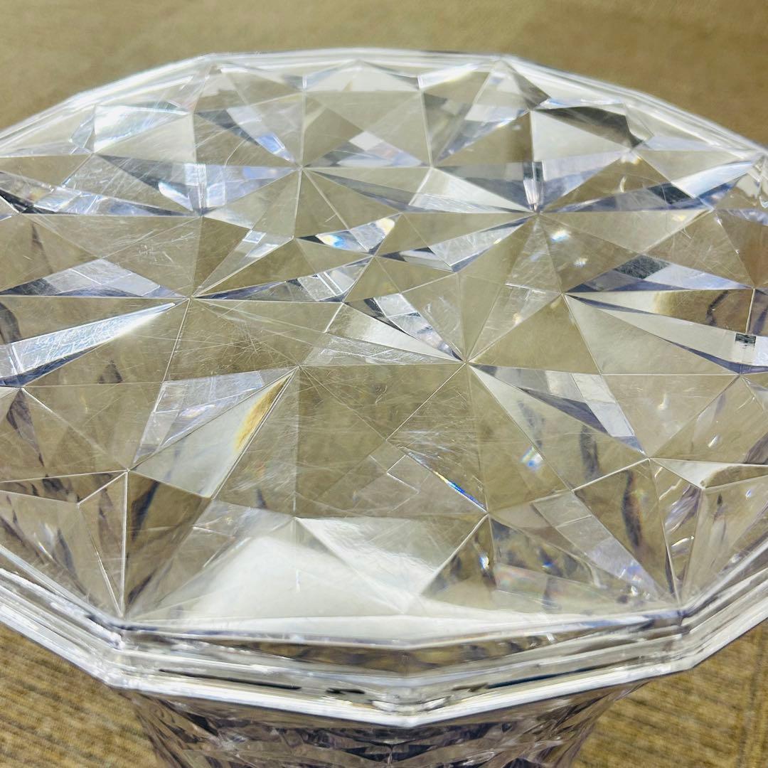 【良好】Kartell カルテル STONE ストーン スツール クリスタル②